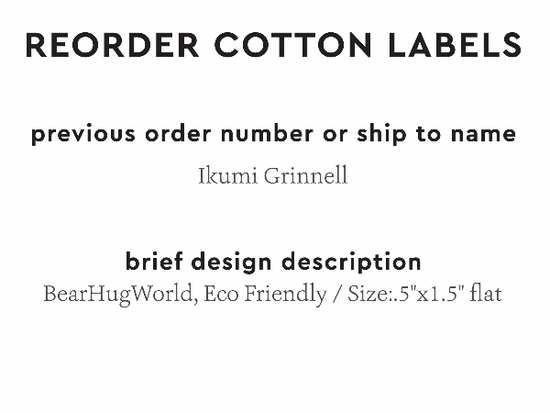PPLR_HIDDEN_PRODUCT Reorder Previous Label Design - COTTON