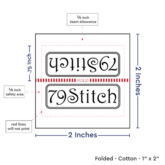 PPLR_HIDDEN_PRODUCT Print Your Logo or Image on FOLDED Cotton Tags