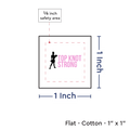 PPLR_HIDDEN_PRODUCT Print your Logo or Image on FLAT Cotton Tags