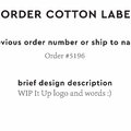 PPLR_HIDDEN_PRODUCT Reorder Previous Label Design - COTTON