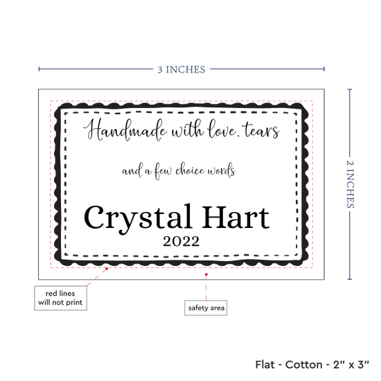 PPLR_HIDDEN_PRODUCT Classic Blanket Tag - Cotton