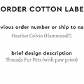 PPLR_HIDDEN_PRODUCT Reorder Previous Label Design - COTTON