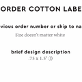 PPLR_HIDDEN_PRODUCT Reorder Previous Label Design - COTTON