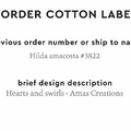 PPLR_HIDDEN_PRODUCT Reorder Previous Label Design - COTTON