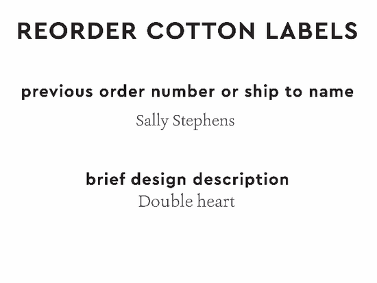 PPLR_HIDDEN_PRODUCT Reorder Previous Label Design - COTTON
