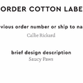 PPLR_HIDDEN_PRODUCT Reorder Previous Label Design - COTTON