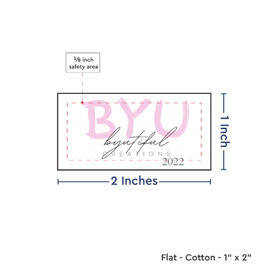 PPLR_HIDDEN_PRODUCT Print your Logo or Image on FLAT Cotton Tags