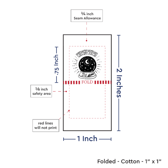 PPLR_HIDDEN_PRODUCT Print Your Logo or Image on FOLDED Cotton Tags