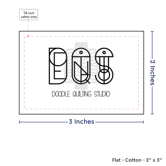 PPLR_HIDDEN_PRODUCT Print your Logo or Image on FLAT Cotton Tags