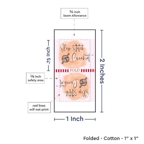 PPLR_HIDDEN_PRODUCT Print Your Logo or Image on FOLDED Cotton Tags