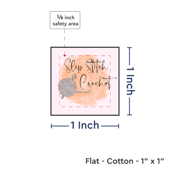 PPLR_HIDDEN_PRODUCT Print your Logo or Image on FLAT Cotton Tags