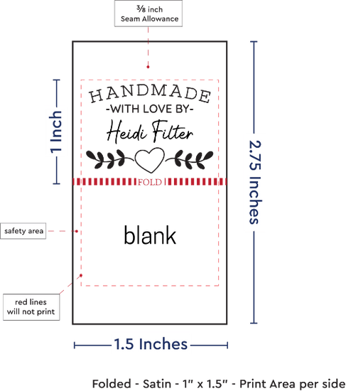 PPLR_HIDDEN_PRODUCT Farmhouse Heart Satin Tags - 1.5" wide
