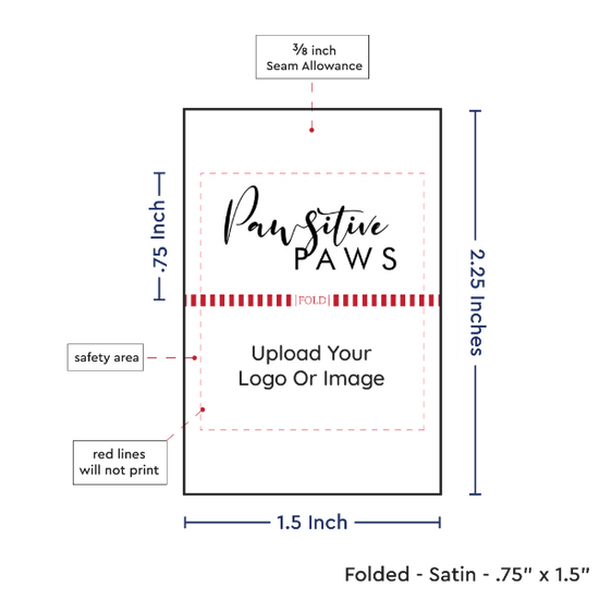 PPLR_HIDDEN_PRODUCT Print your logo/Image on Satin Tags - 1.5" wide ribbon