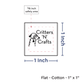 PPLR_HIDDEN_PRODUCT Print your Logo or Image on FLAT Cotton Tags