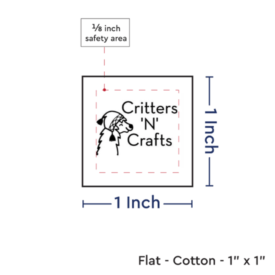 PPLR_HIDDEN_PRODUCT Print your Logo or Image on FLAT Cotton Tags