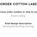 PPLR_HIDDEN_PRODUCT Reorder Previous Label Design - COTTON