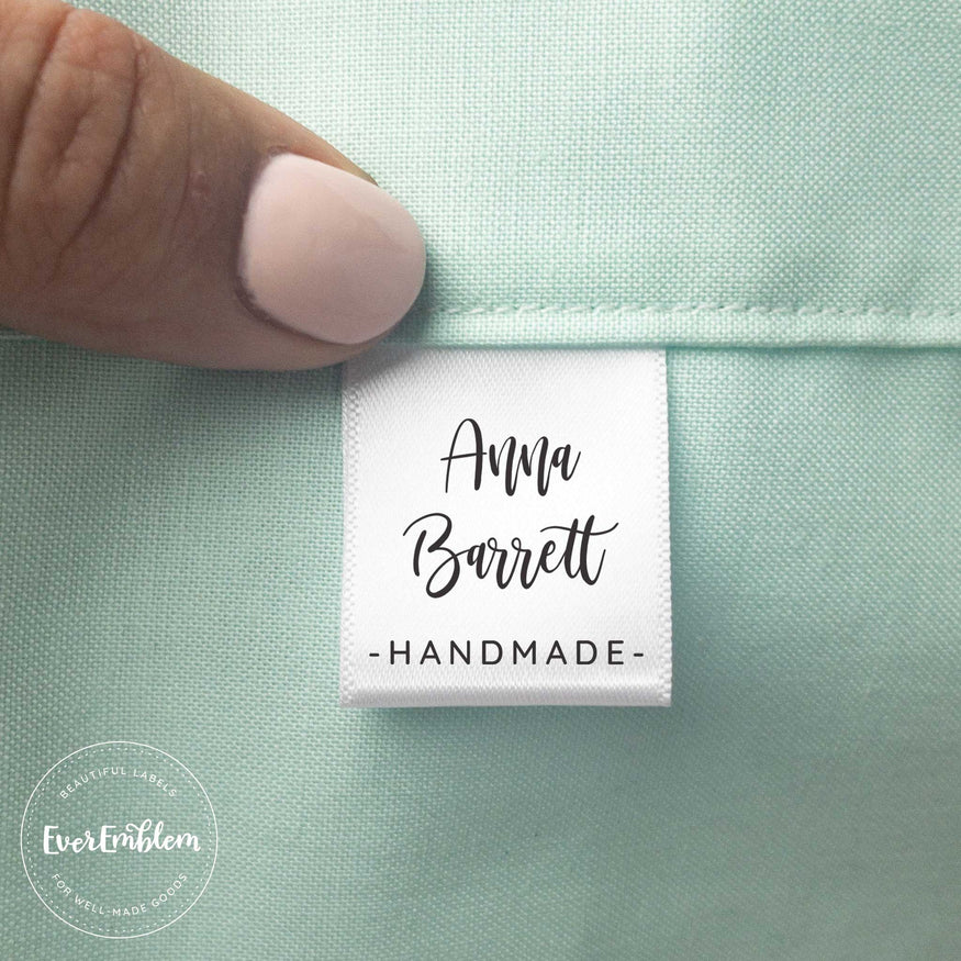 Sew in Folded Labels - Washable satin tags by EverEmblem