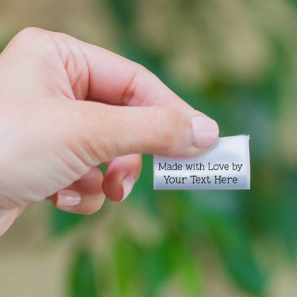 Satin Small Satin Text Tags, 1.5